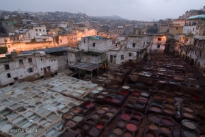 Curtiduría en Fez