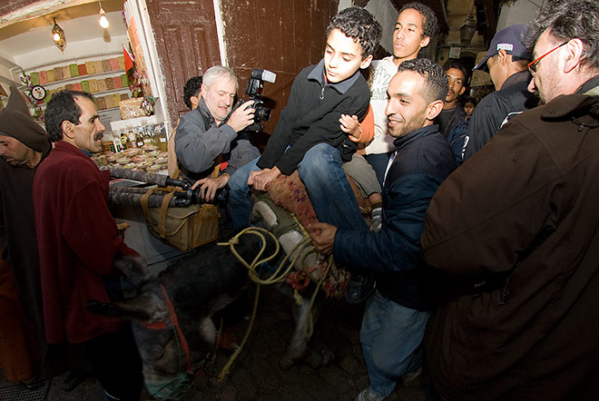 En las ajetreadas calles de la medina